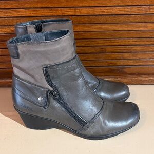 Taos Footwear Charcoal Ankle Booties size 39. US equivalent to a 7 1/2 or eight.